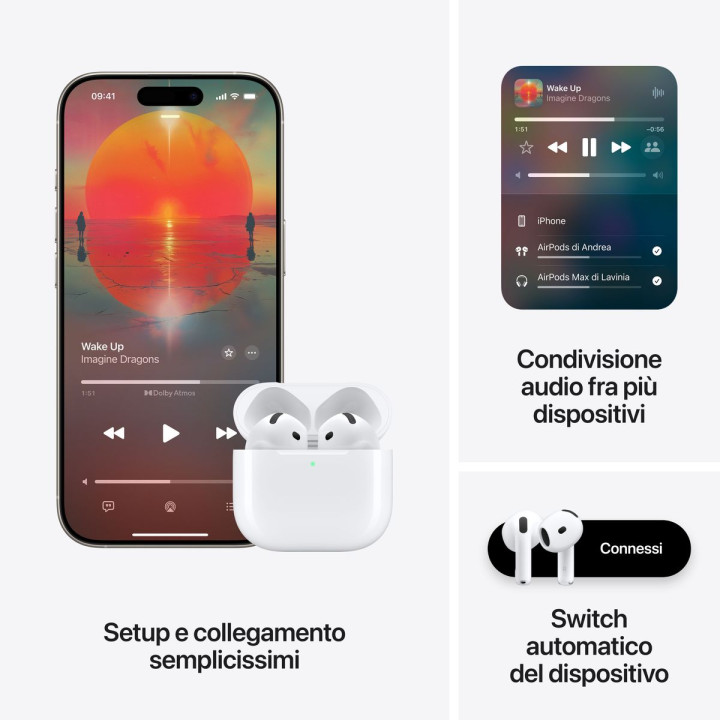 APPLE AIRPODS 4 WITH ACTIVE NOISE CANCELLATION
